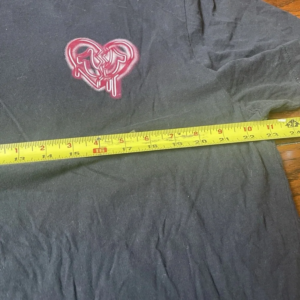 True religion “HEARTBREAKER” World Tour T Shirt Y2K